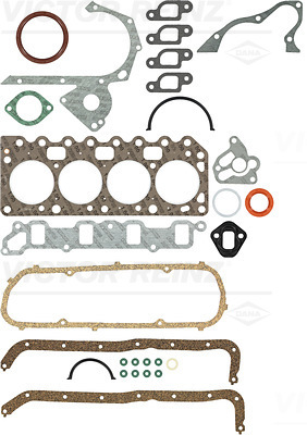 FULL GASKET SET. ENGINE - V.REINZ