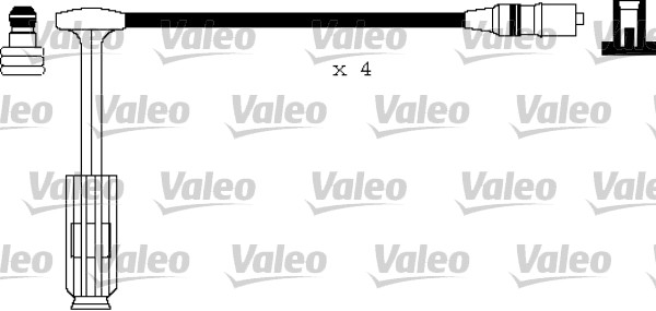 ATESLEME KABLOSU SETI MERCEDES M111 C-CLASS W202 S202 - VALEO