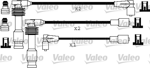 ATEŞLEME KABLO TK. OPEL VECTRA 8V 88 95 - VALEO