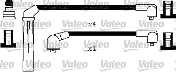 ATEŞLEME KABLO TK. SAAB 9000 16V 85 98 - VALEO