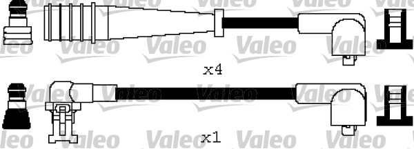 ATEŞLEME KABLO TK. RENAULT21-25 2.0 - VALEO