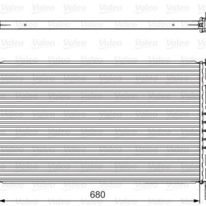 RADYATÖR OTOMATİK ASTRA J-ZAFIRA TOURER C-CRUZE 1.4-1.6 AL/PL/BRZ 680x397x28 - VALEO