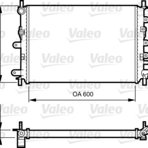 RADYATÖR FORD ESCORT 91 16V - VALEO