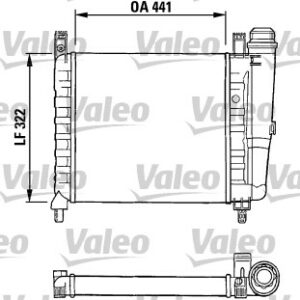 RADYATÖR FIAT UNO CS 1.1 AC- 87 - VALEO