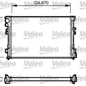 RADYATÖR PSA 806/EVASION TD - VALEO