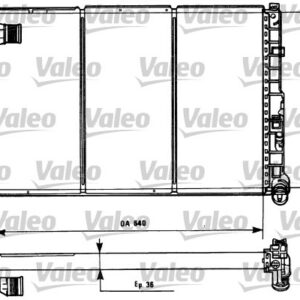 RADYATÖR PSA XM/605TD - VALEO