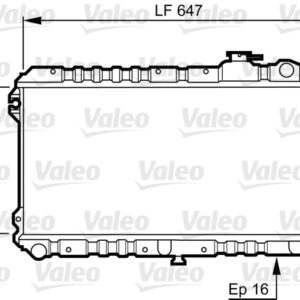 RADYATÖR MAZDA MX5 NA 1.6 i 90 98 - VALEO