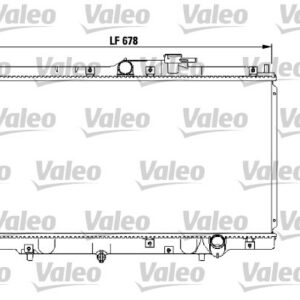 RADYATÖR HONDA ACCORD V 2.3 i 93 95 - VALEO