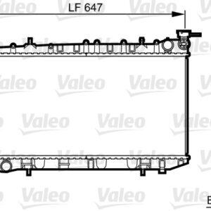 RADYATÖR NISSAN 100 NX COUP 1.6. 1.6 i 90 95 - VALEO