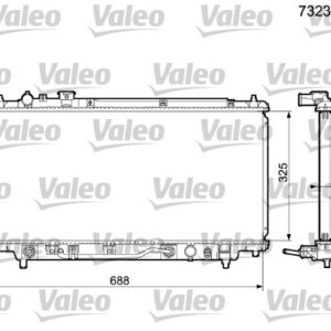 RADYATÖR MAZDA 323 BA 1.8 i AC 94 96 - VALEO