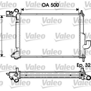 RADYATÖR OPEL VECTRA - VALEO