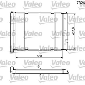 RADYATÖR VW TRANSPORTER III - VALEO