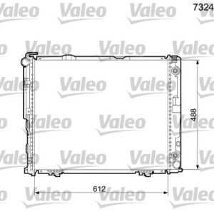 RADYATÖR MERCEDES 200/300 124 92-93 - VALEO