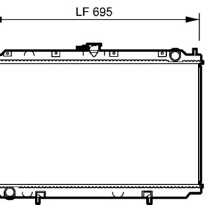 RADYATÖR NISSAN PRIMERA 96 02 - VALEO