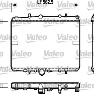 RADYATÖR PEUG. 406/607 - VALEO