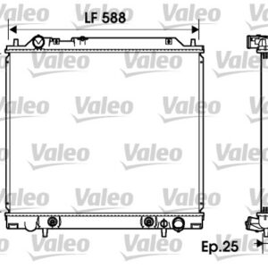 RADYATÖR MITSUBISHI SPACEGEAR L400 - VALEO