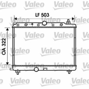 RADYATÖR ROVER 45 2.0İDT 400 420D MG ZS 2.0TD HONDA CIVIC V 95 01 - VALEO