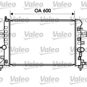 RADYATÖR OPEL ASTRA H ZAFIRA 2 - VALEO