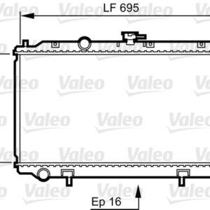 RADYATÖR NISSAN ALMERA II - VALEO