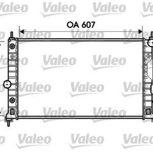 RADYATÖR SAAB 9-5 3.0 i V6 T. 3.0 i V6 T 24V AC /- 97 01 - VALEO