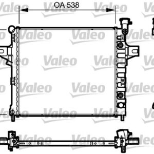 RADYATÖR JEEP GRAND CHEROKEE 2003 2005 - VALEO