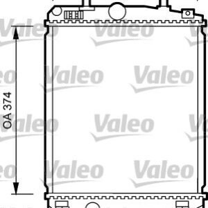 RADYATÖR PSA C1 107 TOYOTA AYGO - VALEO