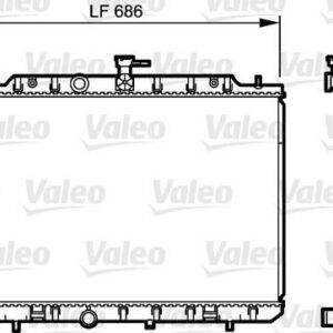 RADYATÖR NISSAN X-TRAIL 03-07- - VALEO