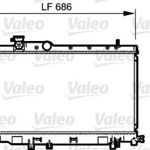 RADYATÖR SUBARU Impreza 09/00-08/05 - VALEO