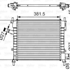 RADYATÖR FORD Ka 96 2008 - VALEO