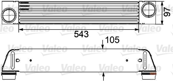 TURBO RADYATÖRÜ 5 series 09/05 - VALEO