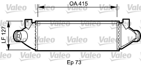 TURBO RADYATÖRÜ FORD TRANSİT - VALEO