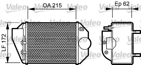 TURBO RADYATÖRÜ AUDI A4 94 2000 - VALEO