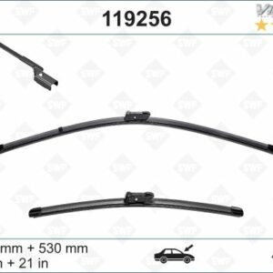 SWF VisioFlex Flat Blade X2 580 530 mm LAND ROVER Evoque 09/11 . Range Rover Evoque 09/11 - VALEO