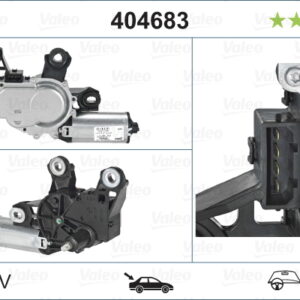 SİLECEK MOTORU ARKA SKODA OCTAVIA III - VALEO