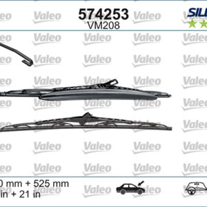 Valeo Silencio VM208 X2 550 525 mm ALFA 156 - VALEO