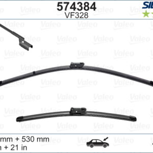 Valeo Silencio X-TRM Flat Blade VM328 X2 530 530 mm SKODA FABIA 2 - VALEO