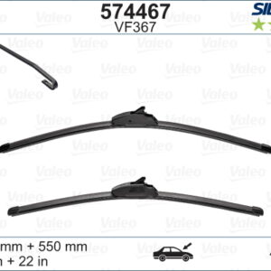 Valeo Silencio X-TRM Flat Blade VM367 X2 550 550 mm LAND ROVER RANGE ROVER DISCOVERY 3 - VALEO