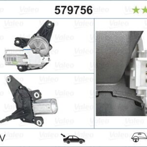 SİLECEK MOTORU ARKA RENAULT MEGANE II Grandtour KM0/1 08.2003 - VALEO