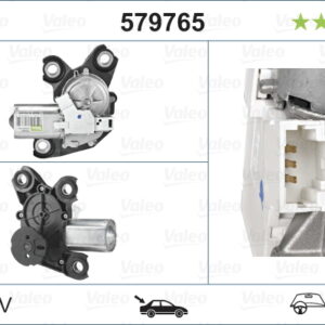 SİLECEK MOTORU ARKA CITROEN Berlingo 08 ; PEUGEOT Partner 08 - VALEO