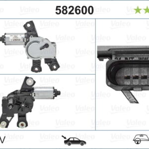 SİLECEK MOTORU ARKA VW PASSAT 08/2010 - VALEO