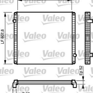 RADYATÖR VOLVO B12M. B12R - VALEO