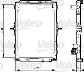 RADYATÖR Renault Trucks Kerax - VALEO