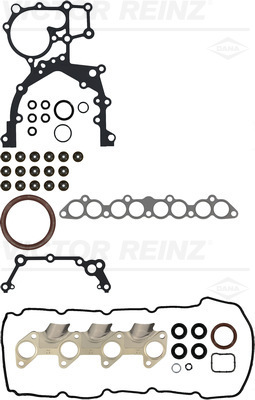 FULL GASKET SET. ENGINE - V.REINZ