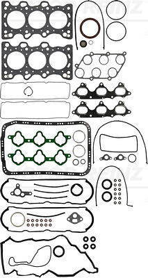 FULL GASKET SET. ENGINE - V.REINZ