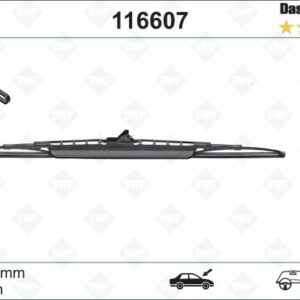 SİLECEK SWF 53cm x1 SPOİLERLİ GOLF III IV A3-A4-BMW 3-GOLF 3-PASSAT INCA IBIZA LEON AVENSIS - VALEO