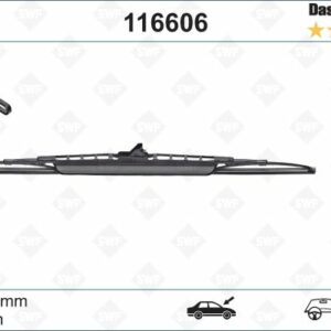 SİLECEK SWF 55cm x1 SPOİLERLİ FIESTA-MONDEO-AUDI A6-A8-S6 ALFA 147 156 BMW CITROEN FIAT HYUNDAI - VALEO