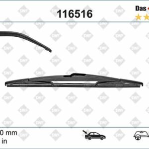 SİLECEK SWF 30cm x1 ARKA FOCUS III 11 FIESTA 06 QASHQAI 07 SECENIC III 09 YARIS SAAB - VALEO