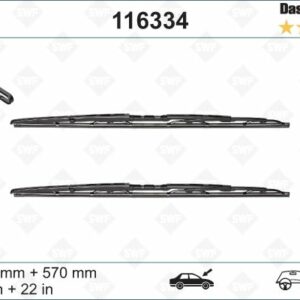 SILECEK SUPURGESI 650/560mm SWF BMW E39 - VALEO