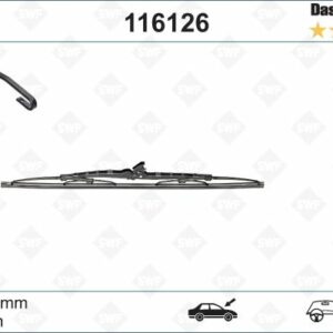 SİLECEK SWF 47.5cm x1 FIESTA-FOCUS-ASTRA G-VECTRA-GOLF III VENTO LACETTİ MONDEO IBIZA - VALEO