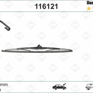 SİLECEK SWF 40cm x1 ARKA FIESTA-GOLF-TRANSPORTER KALOS SAXO PUNTO FIESTA CLIO - VALEO